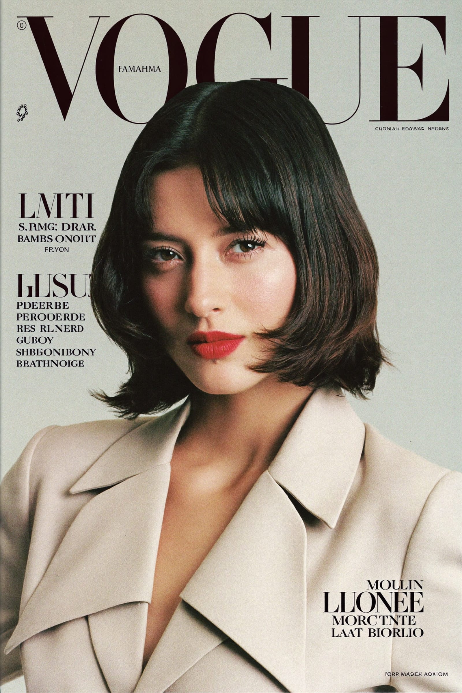 Portret van Nora, cover-waardig